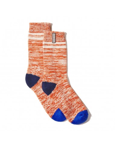 Sealskinz Thwaite Bamboo Twisted Sock Orange / Blue / Cream