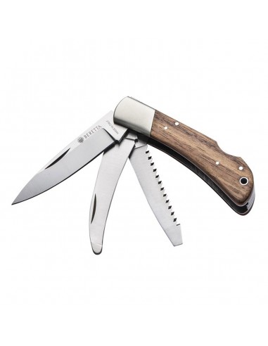 Beretta Duiker Three Blade Knife Brown / Orange