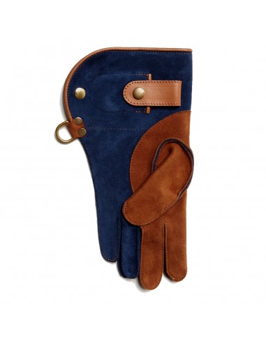 Purdey Double Layer Falconry Glove w/ Knife Pocket Navy