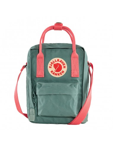 Fjallraven Kanken Sling Cross Body Bag Frost Green / Peach Pink