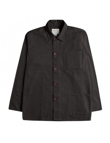 Uskees 3001 Buttoned Overshirt Faded Black