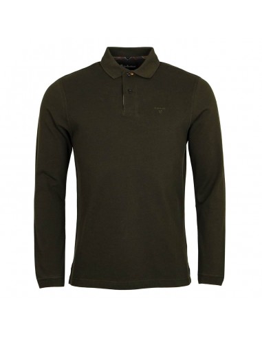 Barbour Long Sleeve Sports Polo Forest