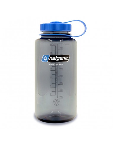 Nalgene Wide Mouth 1L Tritan Sustain Bottle Gray