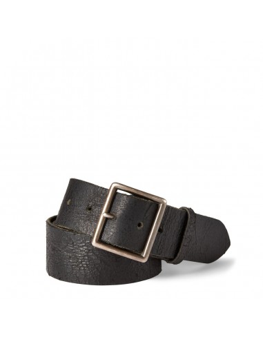 RRL by Ralph Lauren Jones Casual Tumbled Leather Belt Black