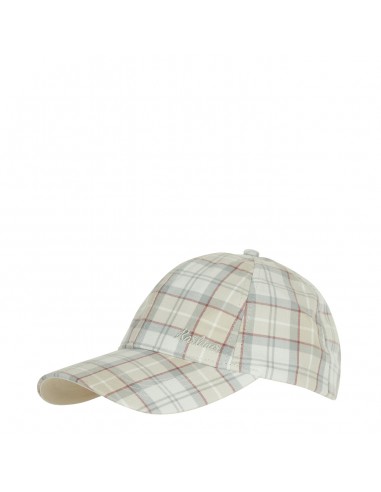 Barbour Womens Alba Tartan Sports Cap Silver Birch