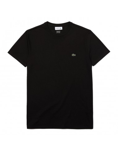 Lacoste Crew Neck Pima Cotton T-Shirt Black