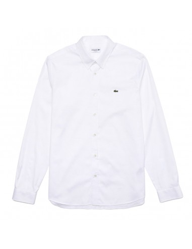 Lacoste L/S Slim Fit Cotton Shirt White