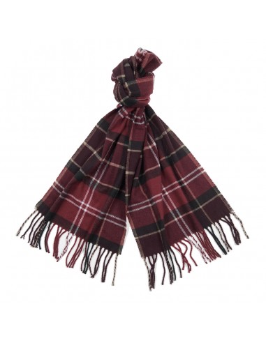 Barbour Galingale Tartan Scarf Winter Red