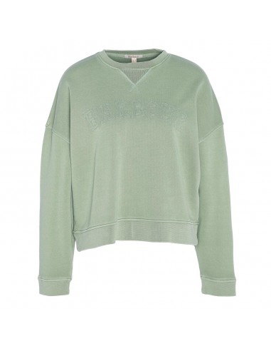 Barbour Womens Sandgate Crew Neck Sweatshirt Nephrite Green Wash