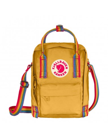 Fjallraven Kanken Rainbow Sling Ochre / Rainbow