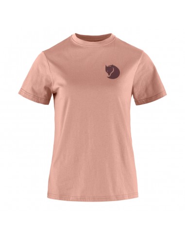 Fjallraven Womens Fox Boxy Logo Tee Dusty Rose