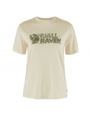 Fjallraven Womens Lush Logo T-Shirt Chalk White