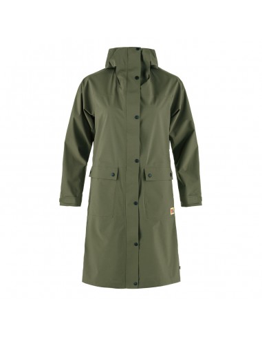 Fjallraven Womens Vardag Rain Parka Laurel Green