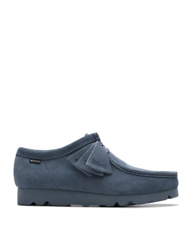 Clarks Originals Wallabee Gore-Tex Shoe Blue / Grey Suede