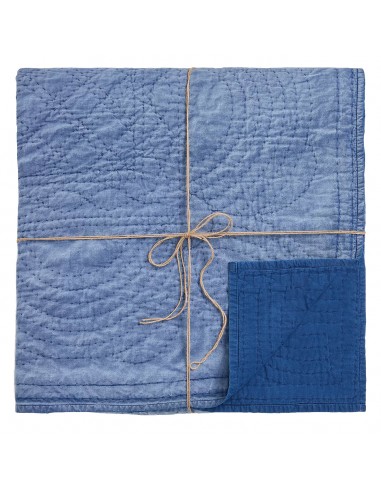 RRL by Ralph Lauren Hand-Embroidered Indigo Quilt Indigo