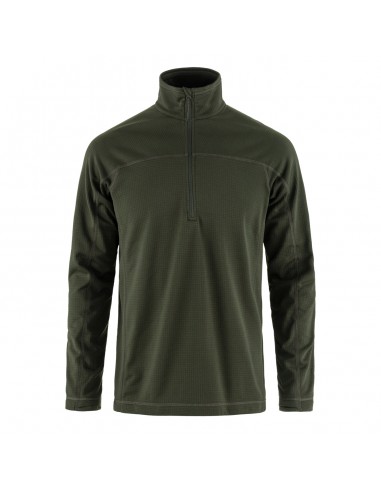 Fjallraven Abisko Lite Fleece Half Zip Deep Forest