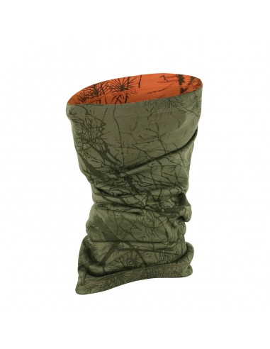 Fjallraven Lappland Neck Gaiter Green Camo / Orange Multi Camo