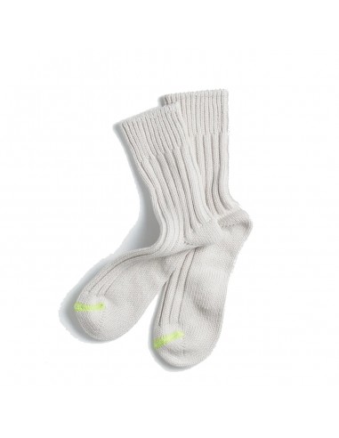 Rototo Chunk Ribbed Crew Sock Pale Gray