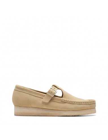 Clarks Originals Womens Wallabee T Bar Maple Suede