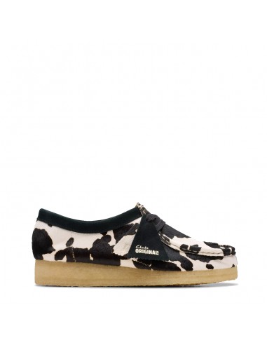 Clarks Originals Womens Wallabee Cow Print HairOn