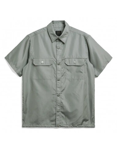 Taion Military Half Sleeve Shirt Dark Sage Green