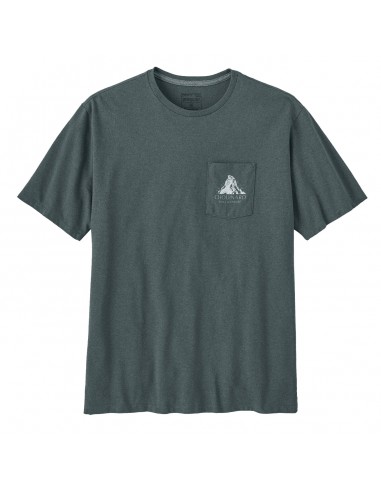 Patagonia Chouinard Crest Pocket Responsibili Tee Nouveau Green