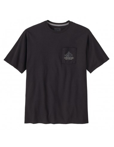 Patagonia Chouinard Crest Pocket Responsibili Tee Ink Black