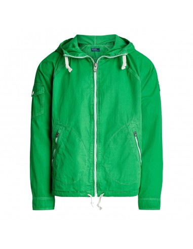 Polo Ralph Lauren Garment-Dyed Twill Hooded Jacket Green