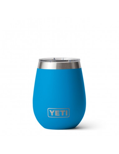 YETI Rambler 10oz Wine Tumbler Big Wave Blue