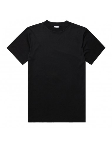 Sunspel Mock Neck T-Shirt Black