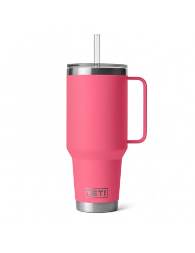 YETI Rambler 35oz Straw Mug Tropical Pink