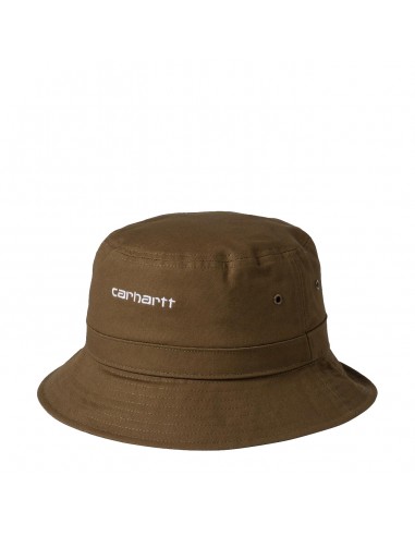 Carhartt WIP Script Bucket Hat Lumber / White