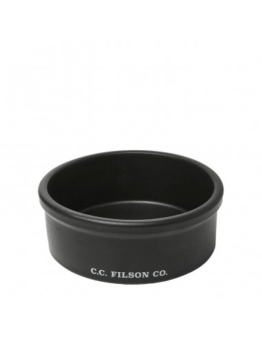 Filson Stoneware Dog Bowl Faded Black