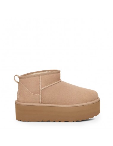 UGG Womens Classic Ultra Mini Platform Boot Sand