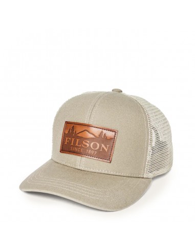 Filson Dry Tin Logger Mesh Cap Gray Khaki