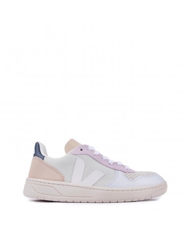 Veja Womens V-10 Trainer Jade White-Multico Suede