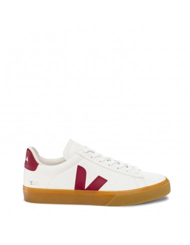 Veja Womens Campo Trainer Extra-White Marsala Natural