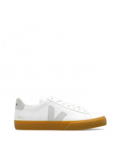 Veja Womens Campo Chromefree Leather Trainer Extra-White Natural Natural