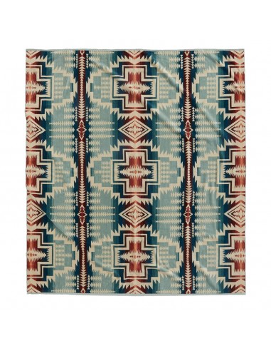 Pendleton Jacquard Towel For Two Silver Blue Harding Star