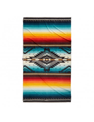 Pendleton Oversized Jacquard Spa Towel Saltillo Sunset