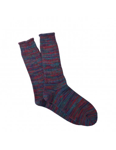 Anonymous Ism 5 Colour Mix Crew Socks Navy - ONE SIZE