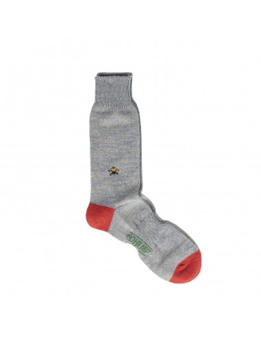 Anonymous Ism Gohemp Embroidery Crew Socks Red - ONE SIZE