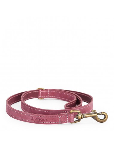 Barbour Leather Dog Lead Classic Pink