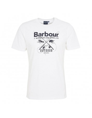 Barbour Fly Graphic T-Shirt Classic White