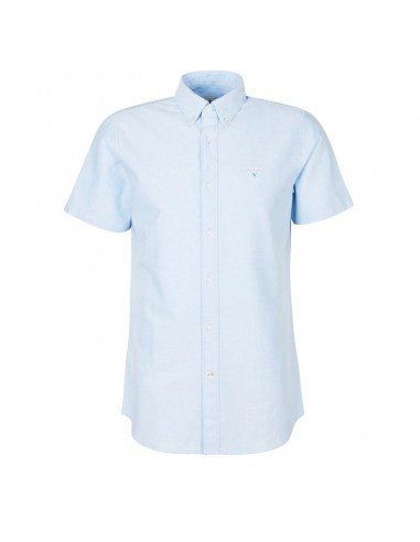 Barbour Oxford Tailored Short Sleeved Shirt Sky