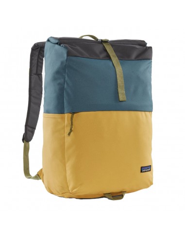 Patagonia Fieldsmith Roll-Top Pack 30L Patchwork: Surfboard Yellow w/Abalone Blue