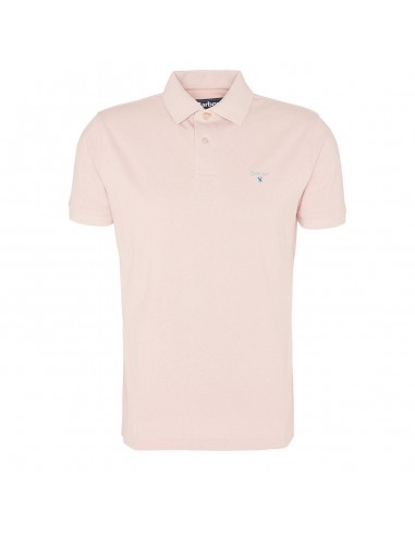 Barbour Sports Polo Shirt Pink Mist