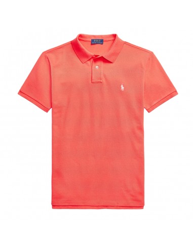 Polo Ralph Lauren Custom Slim Fit Classic Polo Pale Red