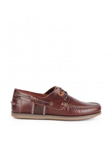 Barbour Wake Boat Shoes Mahogany