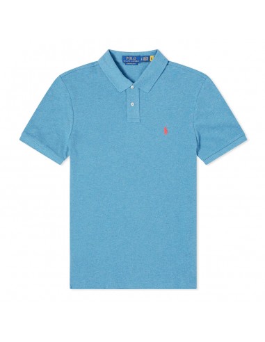 Polo Ralph Lauren Custom Slim Fit Classic Polo Marine Heather